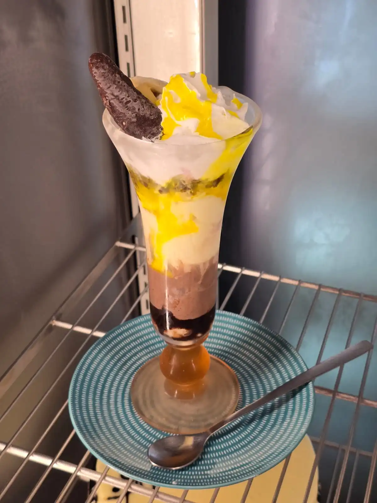 Kupë krem banana